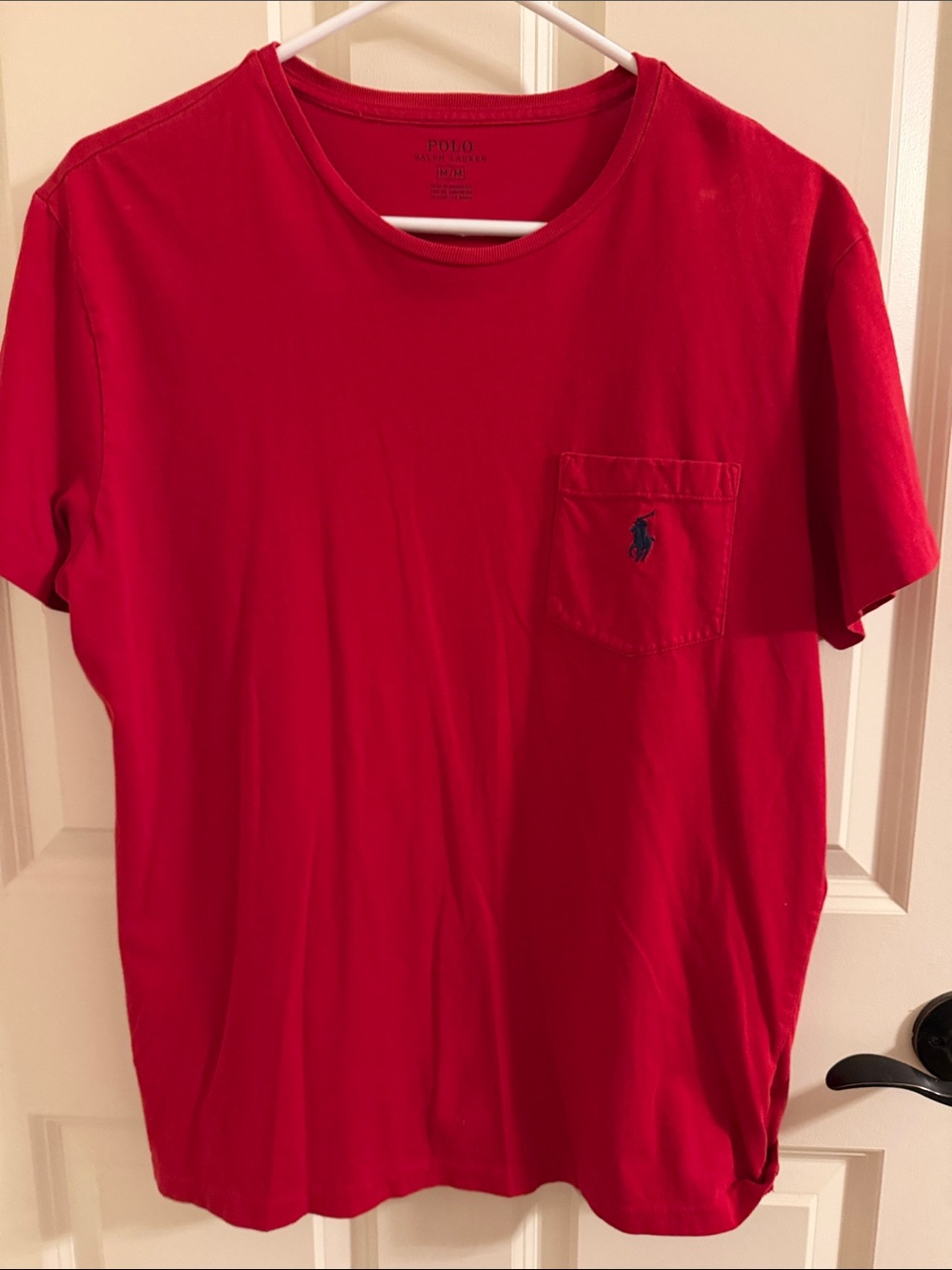 Polo by Ralph Lauren Bright Red Short-Sleeve Pocket Tee